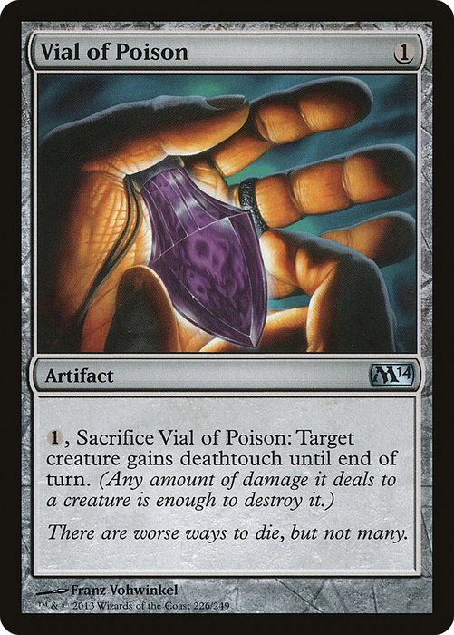 Vial of Poison (M14-226) - uncommon