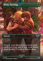 Many Partings (LTR-445) - common (Borderless) - Foil