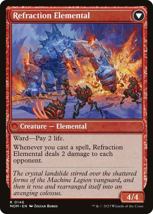 Invasion of Karsus // Refraction Elemental (MOM-146) - rare - Foil