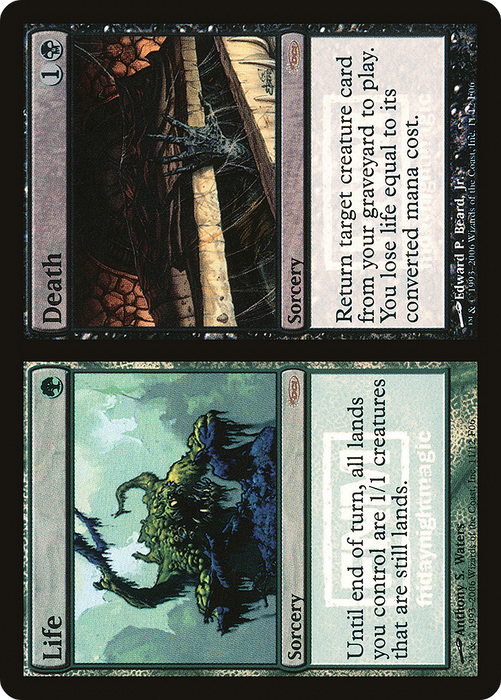 Life // Death (FNM-11A) - rare - Foil