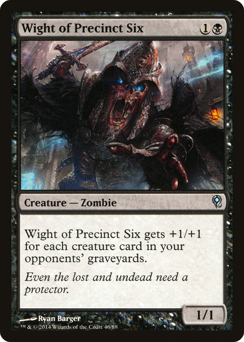 Wight of Precinct Six (DDM-046) - uncommon