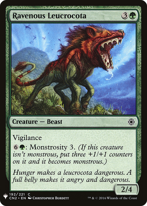 Ravenous Leucrocota (LIST-CN2-192) - common