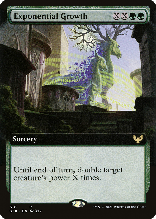 Exponential Growth (STX-318) - rare: (Extended Art) - Foil