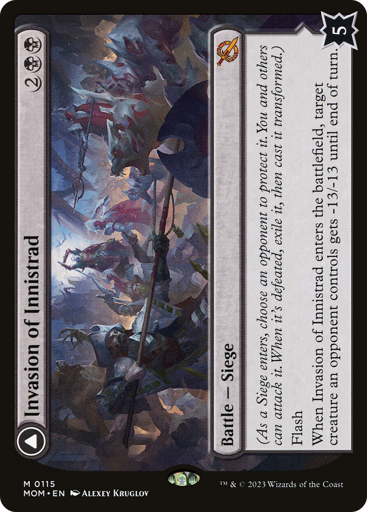 Invasion of Innistrad // Deluge of the Dead (MOM-115) - mythic - Foil