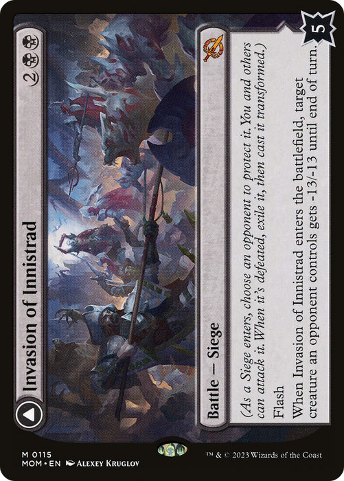 Invasion of Innistrad // Deluge of the Dead (MOM-115) - mythic - Foil
