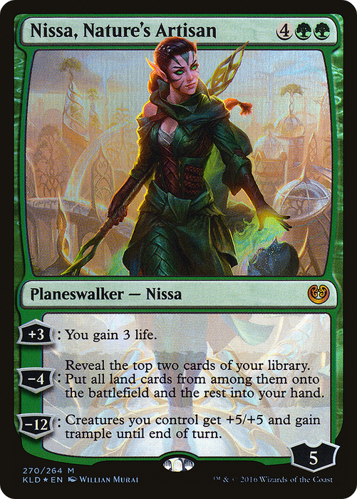 Nissa, Nature's Artisan (KLD-270) - mythic - Foil