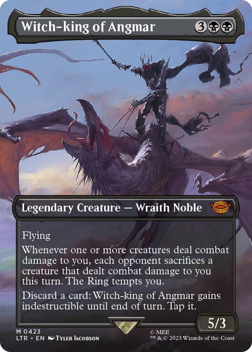Witch-king of Angmar (LTR-423) - mythic (Borderless) - Foil