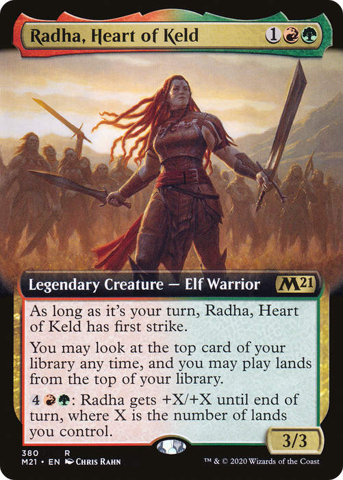 Radha, Heart of Keld (M21-380) - rare: (Extended Art)