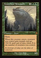 Craterhoof Behemoth (INR-480) - mythic