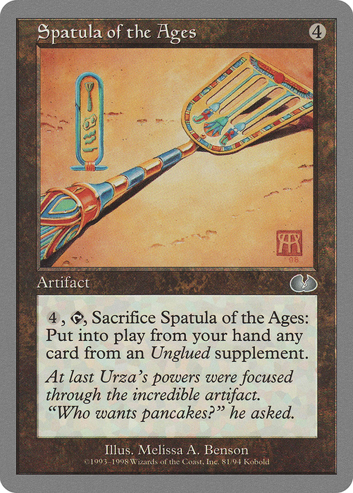 Spatula of the Ages (UGL-081) - uncommon