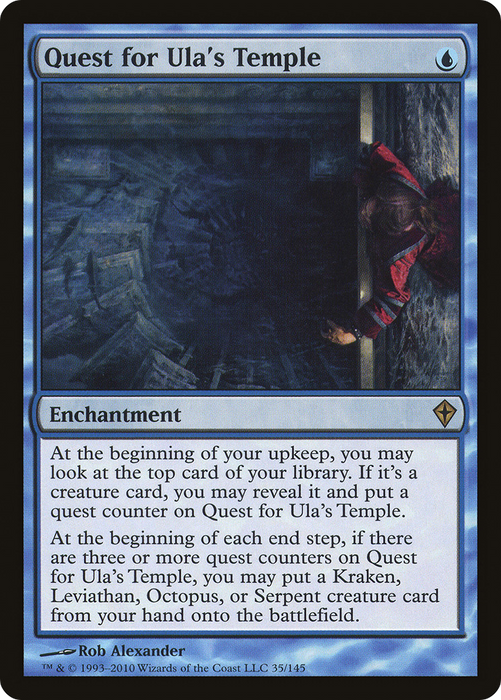 Quest for Ula's Temple (WWK-035) - rare - Foil