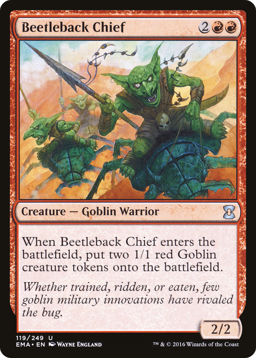 Beetleback Chief (EMA-119) - uncommon - Foil