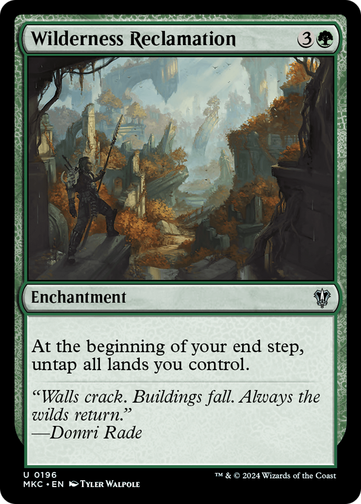 Wilderness Reclamation (MKC-196) - uncommon