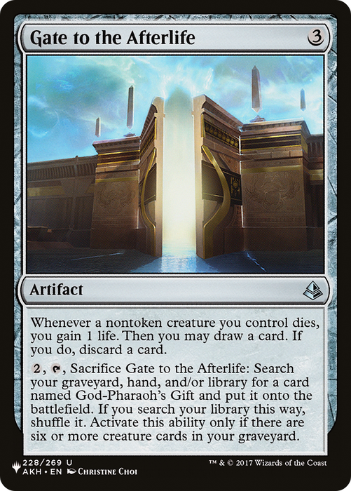 Gate to the Afterlife (LIST-AKH-228) - uncommon