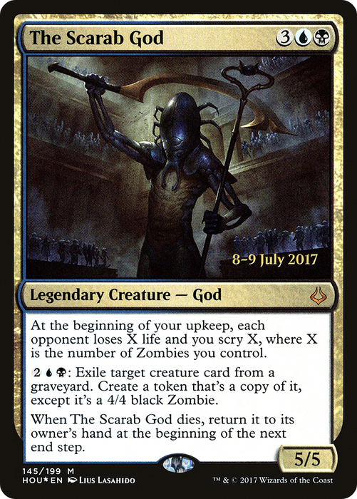 The Scarab God (PRE-145S) - mythic - Foil
