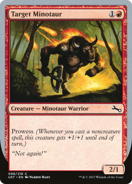 Target Minotaur (UST-98C) - common - Foil
