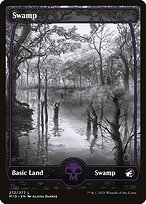 Swamp (MID-272) - common: (Full Art, Showcase) - Foil