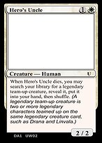Hero's Uncle (UNK-UW02B) - uncommon