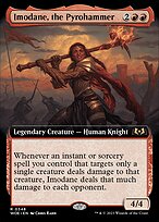 Imodane, the Pyrohammer (WOE-348) - rare: (Extended Art)