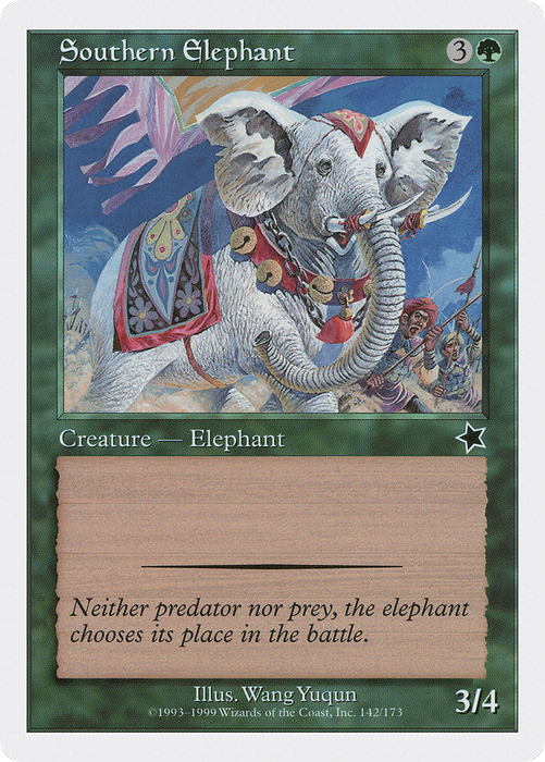Southern Elephant (S99-142) - common