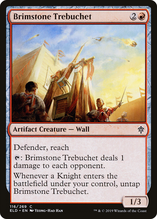 Brimstone Trebuchet (ELD-116) - common - Foil
