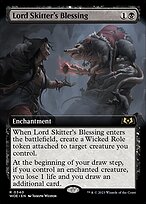 Lord Skitter's Blessing (WOE-340) - rare: (Extended Art) - Foil