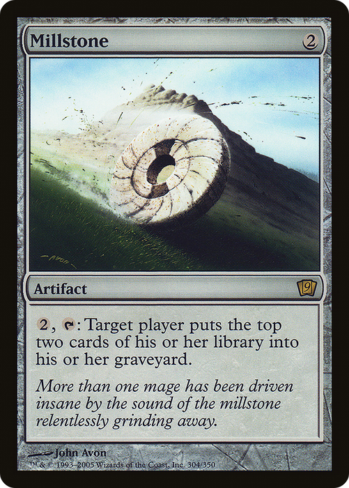 Millstone (9ED-304★) - rare - Foil