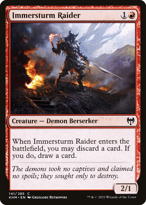 Immersturm Raider (KHM-141) - common - Foil