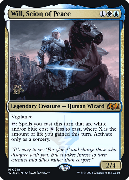 Will, Scion of Peace (PRE-218S) - mythic - Foil