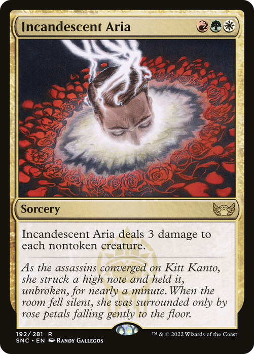 Incandescent Aria (SNC-192) - rare - Foil