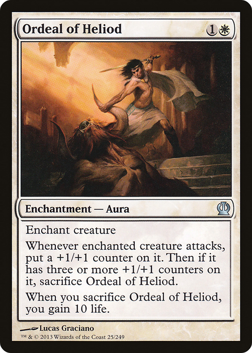 Ordeal of Heliod (THS-025) - uncommon - Foil
