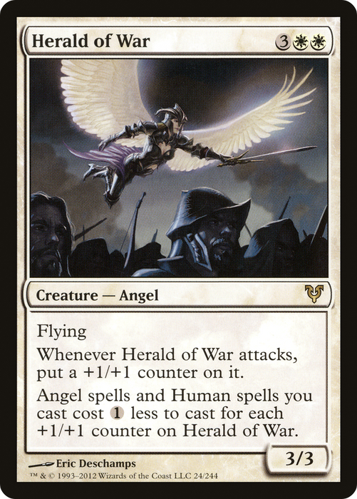 Herald of War (AVR-024) - rare - Foil