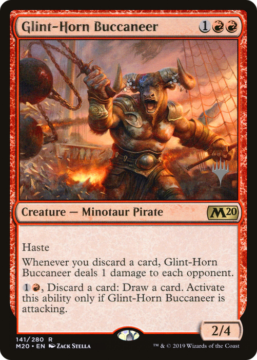 Glint-Horn Buccaneer (PPM20-141P) - rare - Foil