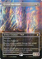 Crystal Barricade (FDN-365) - rare (Borderless) - Foil