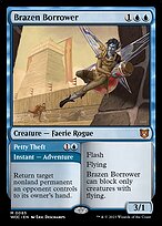 Brazen Borrower // Petty Theft (WOC-085) - mythic