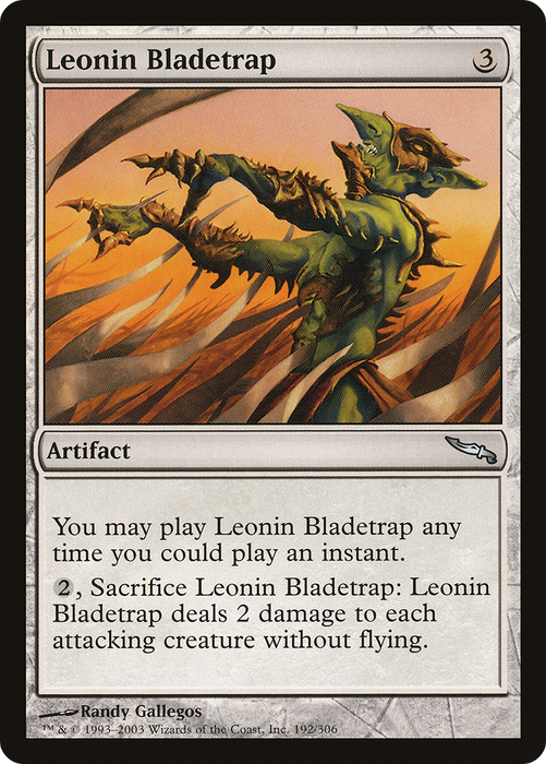 Leonin Bladetrap (MRD-192) - uncommon