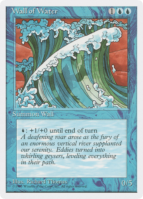 Wall of Water (4ED-114) - uncommon