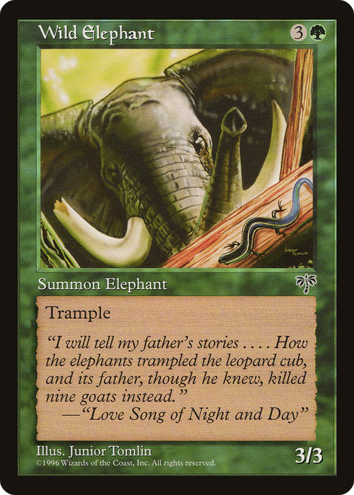 Wild Elephant (MIR-254) - common