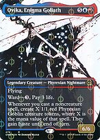Ovika, Enigma Goliath (ONE-474) - rare: (Showcase) (Borderless) - Foil