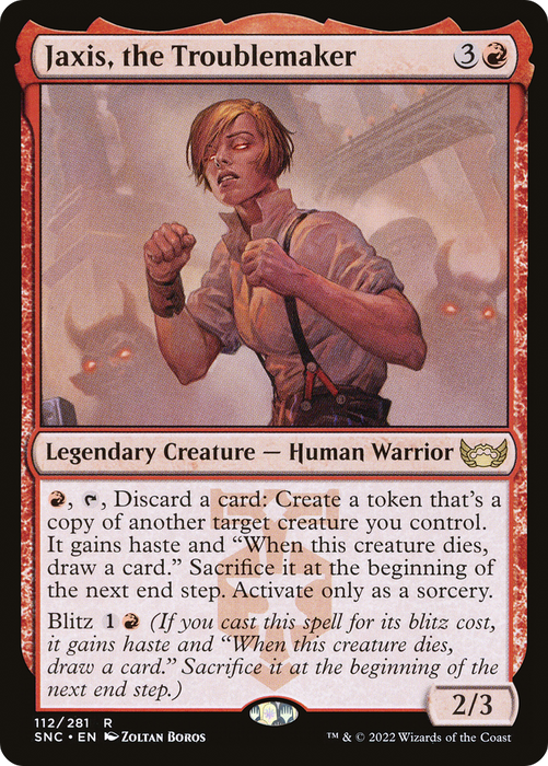 Jaxis, the Troublemaker (SNC-112) - rare