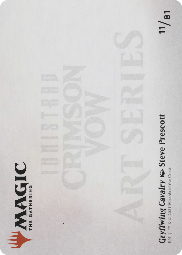 Gryffwing Cavalry // Gryffwing Cavalry (AVOW-011) - common (Borderless)