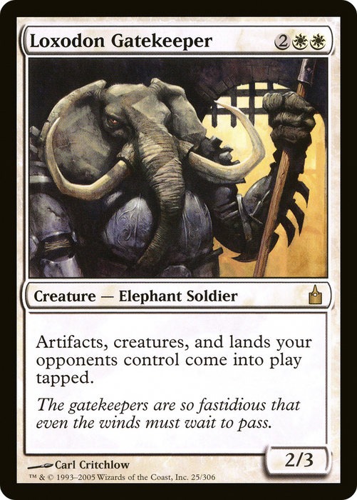 Loxodon Gatekeeper (RAV-025) - rare - Foil