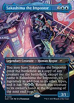 Sakashima the Impostor (SLD-1232) - rare (Borderless) - Foil