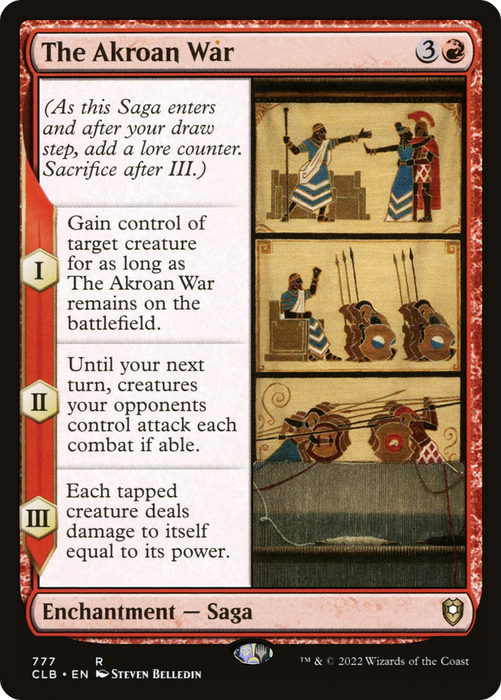 The Akroan War (CLB-777) - rare