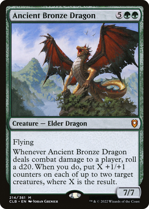Ancient Bronze Dragon (CLB-214) - mythic - Foil