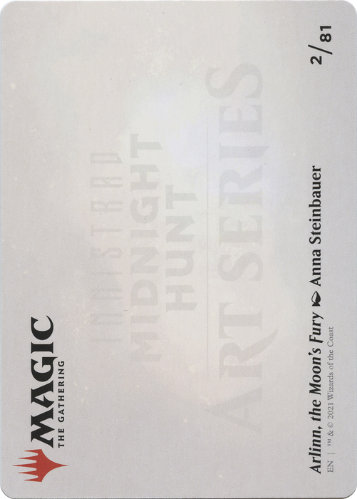 Arlinn, the Moon's Fury // Arlinn, the Moon's Fury (AMID-002) - common (Borderless)