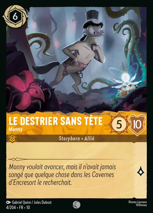 Le Destrier sans tête - Manny (4/204) - LDLP - Commune - Cold Foil