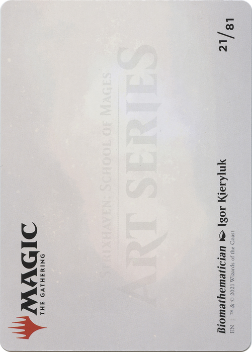 Biomathematician // Biomathematician (ASTX-021) - common (Borderless) - Foil