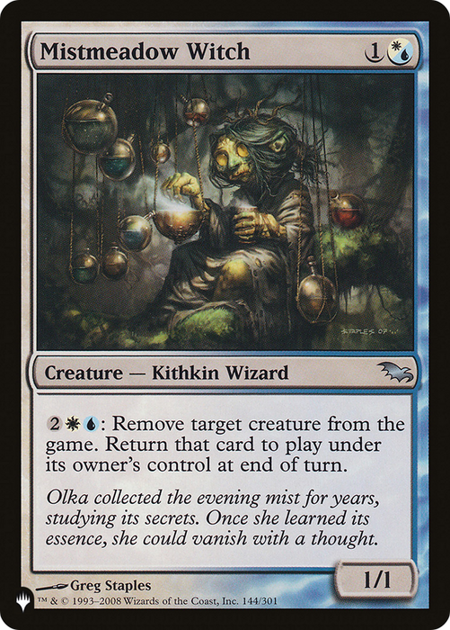 Mistmeadow Witch (LIST-SHM-144) - uncommon