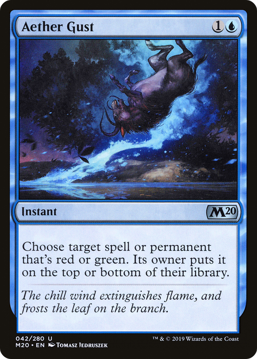 Aether Gust (M20-042) - uncommon - Foil